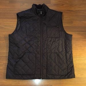 Banana Republic Puffer Vest.  Wine colored.